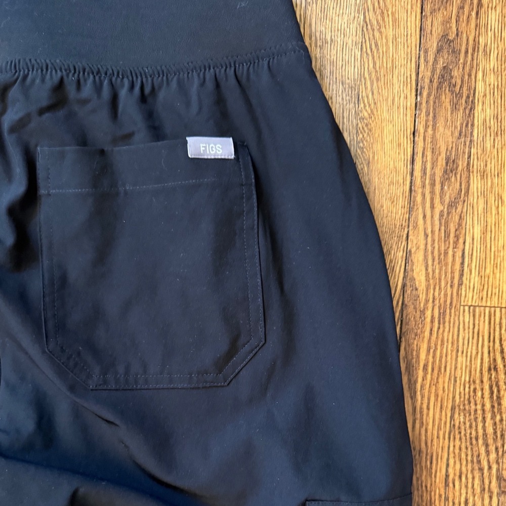FIGS Yola FREEx 2.0 Lined Skinny Scrub Pants Medium Black - Picture 6 of 8